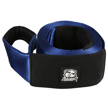 Bulldog Winch Recovery Strap 6" x 30ft, 60,000lb BS polyester 20032
